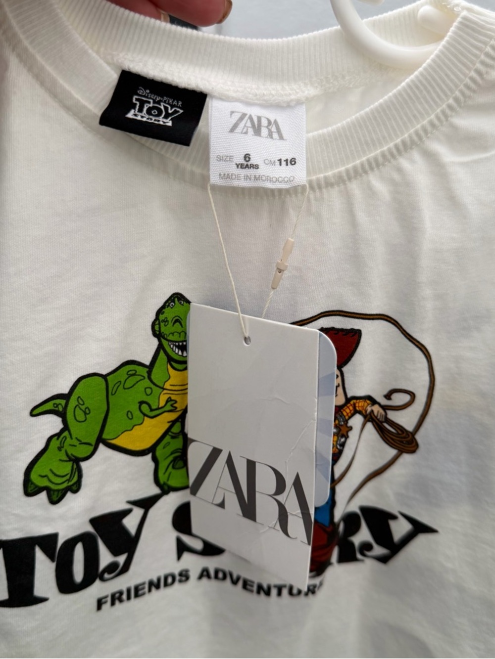 Zara White Toy Story 'Friends Adventure' Graphic Tee - Picture 5 of 5